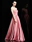 cheap Evening Dresses-Ball Gown Elegant Formal Evening Dress Strapless Sleeveless Floor Length Satin with Pleats 2020