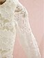 cheap Flower Girl Dresses-Sheath / Column Knee Length Flower Girl Dresses Holiday Lace Long Sleeve Jewel Neck with Lace