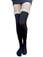 cheap Socks &amp; Tights-Women&#039;s Cotton Warm Stockings - Patchwork Wine Navy Blue White One-Size