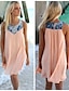 cheap Women&#039;s Dresses-Women&#039;s Street chic A Line / Loose Dress - Patchwork Beaded / Summer