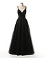 cheap Evening Dresses-Ball Gown Beautiful Back Formal Evening Dress Spaghetti Strap Sleeveless Floor Length Tulle with Beading 2020