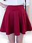 cheap Women&#039;s Skirts-Women&#039;s Beach Casual A Line Skirts - Solid Colored Pleated