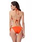 cheap Women&#039;s Swimwear &amp; Bikinis-Women&#039;s Solid Bikini Halter Neck Swimwear Swimsuit Bathing Suits - Solid Colored Dark Pink Yellow Fuchsia Blue Orange