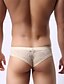 cheap Men&#039;s Briefs Underwear-Men&#039;s Solid Colored Black Light Blue White M L XL