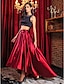 cheap Special Occasion Dresses-A-Line / Two Piece Jewel Neck Asymmetrical Stretch Satin Dress with Beading by TS Couture®