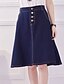 cheap Women&#039;s Skirts-Women&#039;s Cotton A Line Skirts - Solid Colored