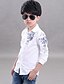 cheap Tees &amp; Shirts-Boys&#039; Floral Print Long Sleeve Regular Shirt White