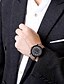 tanie Zegarek na rękę-Męskie Modny Kwarcowy Skóra Pasmo Brązowy White Black