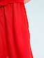 Недорогие Подростковые праздничные платья-А-силуэт Хальтер Ниже колена Шифон Подростковое праздничное платье с Перекрещивание / Рюши