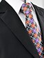 cheap Men&#039;s Accessories-Men&#039;s Work Necktie - Rainbow / Check / Jacquard Basic