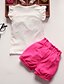 cheap Sets-Girls&#039; Clothing Set Sleeveless Light Green Fuchsia Pink Cotton Floral Regular 0-3 Years