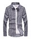 cheap Men&#039;s Shirts-Men&#039;s Business Cotton Slim Shirt Print