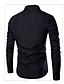 cheap Men&#039;s Shirts-Men&#039;s Shirt Print Long Sleeve Daily Tops Red White Black / Fall / Spring