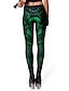 billige Nederdele og bukser til damer-Dame Trykt mønster Legging - Multi Farve Reaktivt Print Høj