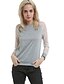 cheap Women&#039;s T-shirts-Women&#039;s Sexy/Beach/Casual/Lace Carving Long Sleeve T-shirt