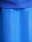 abordables Robes pour mère de la mariée-Fourreau / Colonne Robe de Mère de Mariée  Elégant Bateau Neck Longueur Sol Mousseline de soie Sans Manches avec Billes 2024