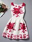cheap Dresses-Girls&#039; Sleeveless 3D Printed Graphic Dresses Floral Rayon Dress Summer Spring Fall Daily
