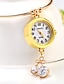 cheap Bracelet Watches-JUBAOLI Women&#039;s Bracelet Watch Quartz Gold Casual Watch Analog Heart shape Sparkle Fashion - Gold