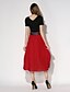 cheap Women&#039;s Skirts-Women&#039;s Street chic A Line Skirts - Solid Colored