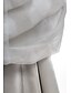 abordables Robes de bal de promo-Robe 18 ème Anniversaire Trapèze Floral Traîne Tribunal Une Epaule Sans Manches Tulle Avec Ruché 2022 / Fête scolaire