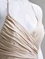 cheap Evening Dresses-Mermaid / Trumpet Formal Evening Dress Halter Neck Sleeveless Ankle Length Jersey with Criss Cross 2020