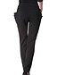 Χαμηλού Κόστους Γυναικεία Παντελόνια-Women&#039;s Plus Size Casual / Daily Harem Jeans Pants - Solid Colored Black