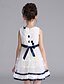 cheap Flower Girl Dresses-A-line Short / Mini Flower Girl Dress - Satin / Tulle / Polyester Sleeveless Jewel with