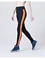 billige Leggings-Dame Bomuld Sexy Sports Legging - Stribet Høj Talje / Tynde