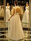 levne Svatební šaty-Svatební šaty Na zem A-Linie Královna Anna Krajka S Krajka Šerpa / Stuha 2023 Svatební šaty