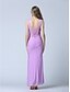 cheap Evening Dresses-Mermaid / Trumpet Open Back Formal Evening Dress V Neck Sleeveless Ankle Length Tulle with Beading Sequin 2020