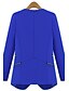 cheap Women&#039;s Blazer&amp;Suits-Women&#039;s Solid Blue / Black Blazer,Vintage Asymmetrical Long Sleeve