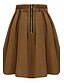 cheap Women&#039;s Skirts-Women&#039;s Plus Size Work Above Knee Skirts, Vintage A Line Polyester Spandex Solid Summer