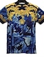 cheap Men&#039;s Tees &amp; Tank Tops-Men&#039;s T-shirt Print Blue L / Short Sleeve