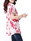 billige T-skjorter til kvinner-Bomull T-skjorte Dame - Trykt mønster Bohem