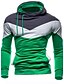 Χαμηλού Κόστους Ανδρικές Μπλούζες με Κουκούλα &amp; Φούτερ-Ανδρικά Φούτερ με Κουκούλα Συνδυασμός Χρωμάτων Αθλητικά - Μακρυμάνικο Κάμελ Μαύρο Βαθυγάλαζο Σκούρο γκρι Πράσινο Ανοιχτό Γκρι Τ M L XL XXL / Φθινόπωρο / Χειμώνας