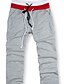 preiswerte Männerhosen-Herrn Aktiv Sport Aktiv / Lässig / Jogginghose Hose - Patchwork / Solide Baumwolle Rot Schwarz Grau S M L