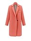 cheap Women&#039;s Coats &amp; Trench Coats-Casual Coat Long Sleeve