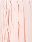 رخيصةأون فساتين الاشبينات-A-الخط V رقبة طول الكعب شيفون فستان الاشبينة مع كشاكش بواسطة LAN TING BRIDE®