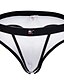cheap Men&#039;s Briefs Underwear-Men&#039;s Sexy Color Block G-string Thongs T-back Underwear Men&#039;s Lingerie