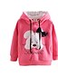 billige T-shirts og trøjer-Pige Tegneserie Langærmet Hættetrøje og sweatshirt Lys pink