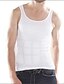 cheap Tank Tops-Men&#039;s Tank Top Vest Solid Colored White Black Sleeveless Plus Size Daily Sports Tops / Work