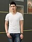 cheap Men&#039;s Tees &amp; Tank Tops-Men&#039;s High Quality Fashion Leisure V Collar Short Sleeve 3 Colors Cotton Breathable Movement