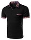 cheap Classic Polo-Men&#039;s Golf Shirt Solid Colored Collar Wine White Black Short Sleeve Daily Weekend Regular Fit Tops Cotton Active / Summer / Summer