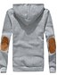 abordables Sweat-shirt à capuche basique-Sets Activewear Pour des hommes Manches longues Décontracté / Sport A Motifs Coton