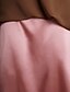 זול שמלות לאם הכלה-מעטפת \ עמוד שמלה לאם הכלה  מידה גדולה אלגנטית בטו צוואר באורך הקרסול שיפון חצי שרוול עם אסוף 2022