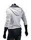 cheap Men&#039;s Hoodies &amp; Sweatshirts-Men&#039;s Plus Size Sports Casual / Active Long Sleeve Hoodie Jacket - Solid Colored
