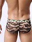 cheap Men&#039;s Briefs Underwear-Men&#039;s Mesh Striped Army Green Blue Orange