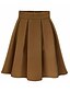 cheap Women&#039;s Skirts-Women&#039;s Plus Size Work Above Knee Skirts, Vintage A Line Polyester Spandex Solid Summer