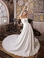 cheap Wedding Dresses-Ball Gown Strapless Cathedral Train Chiffon Made-To-Measure Wedding Dresses with Beading by LAN TING BRIDE®