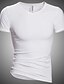 cheap Men&#039;s Tees &amp; Tank Tops-Men&#039;s High Quality Fashion Leisure V Collar Short Sleeve 3 Colors Cotton Breathable Movement